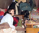 Gulta vārtrūmē, midzenis – šahtā