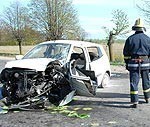 Cieš pārgalvīga braucēja izraisītā avārijā