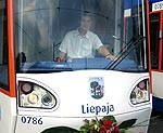 Pa Darmštati kursē Liepājas tramvajs