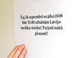Protesta akciju ģenerālmēģinājums noticis