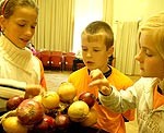 Sīpoliņi un to mammas spēkojas uz nebēdu