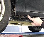 Ziema “grauž” auto