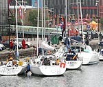 TV – Ostā ienāk pirmās burāšanas sacensību “Baltic Open Regatta 09” jahtas