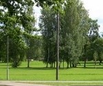 Raiņa parkā ierīkos suņu pastaigu laukumu