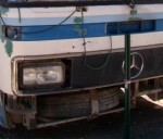 “Grafiti” uz “Olivera” autobusa