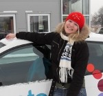 Samanta Matroze laimē automašīnu