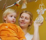 Eņģeļi iepriecina mazos slimniekus