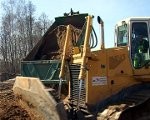 No Grobiņas ved smiltis jaunajam Liepājas ceļam