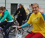 Velobraucienā piedalās teju 100 dalībnieku