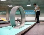Minigolfu tagad var spēlēt arī ziemā