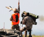 Militāristi šauj gaisa mērķos
