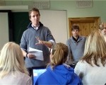 Skolēni no vācijas izzina ebreju likteni