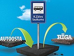 Maršrutā Liepāja – Rīga pasažierus uzņems arī  K. Zāles laukumā