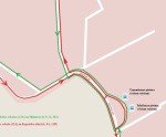 No pirmdienas pasažieru uzņemšana un izlaišana notiks jaunajās pieturvietās pie Liepājas Reģionālās slimnīcas