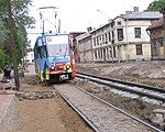 “Liepājas tramvajs” sliežu ceļu atjauno gan par saviem, gan Eiropas līdzekļiem