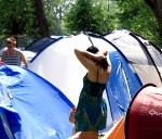 Telšu pilsētiņas iemītnieki gatavojas festivāla otrajai dienai