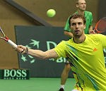 Gulbis un Bubka dosies laukumā pirmajā spēlē Latvijas un Ukrainas tenisistu mačā