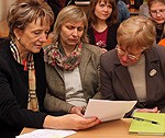 Ar studentiem diskutē par Liepājas aktualitātēm