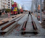 Jaunā tramvaja līnija jau “par 90 procentiem” pabeigta