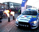 Ziemas rallijs sākas pacilātā gaisotnē