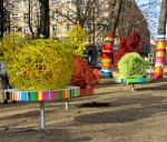 Pilsēta rotājas Lieldienām