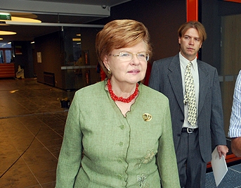 Uz jubileju ieradīsies arī eksprezidente