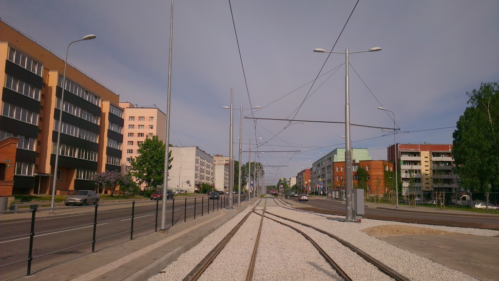 Pieņem ekspluatācijā jauno tramvaja līniju