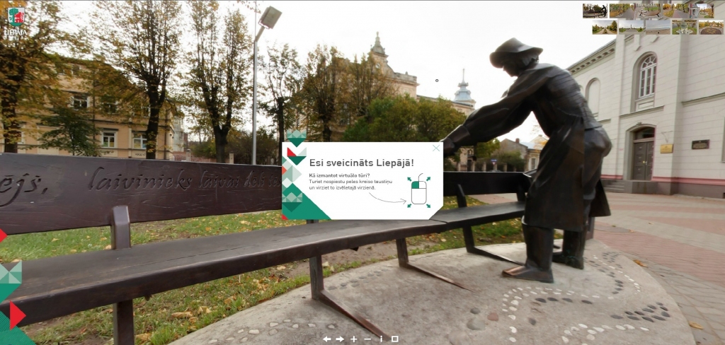 Izveidota jauna virtuālā pastaiga pa Liepāju