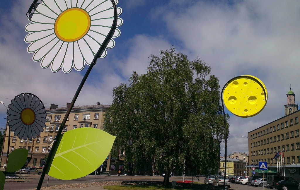 Liepāja jau izrotāta uz Līgo svētkiem