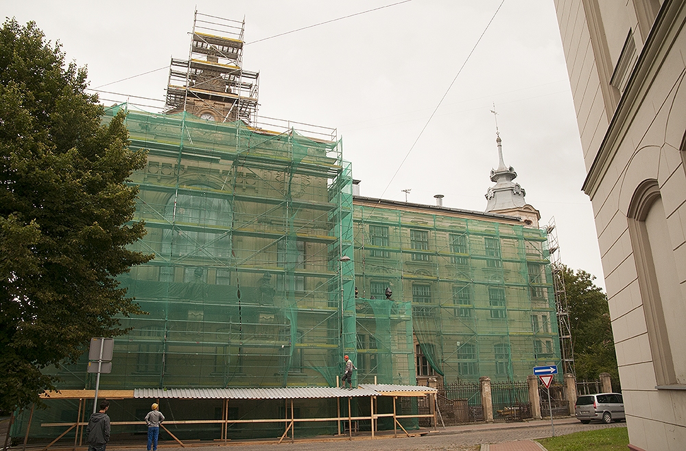 Sākusies Liepājas 1.ģimnāzijas rekonstrukcija