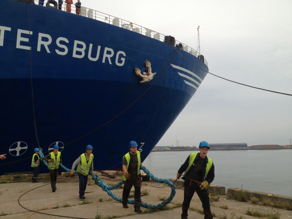 Šorīt Liepājas ostā pirmo reizi pietauvojās prāmis ”Petersburg”, kas kursē līnijā Zasnica – Baltijska – Liepāja – Ustjluga