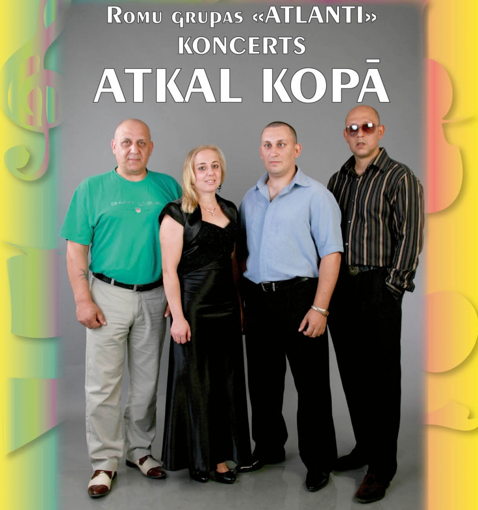 Biedrības namā koncertēs romu grupa “Atlanti”