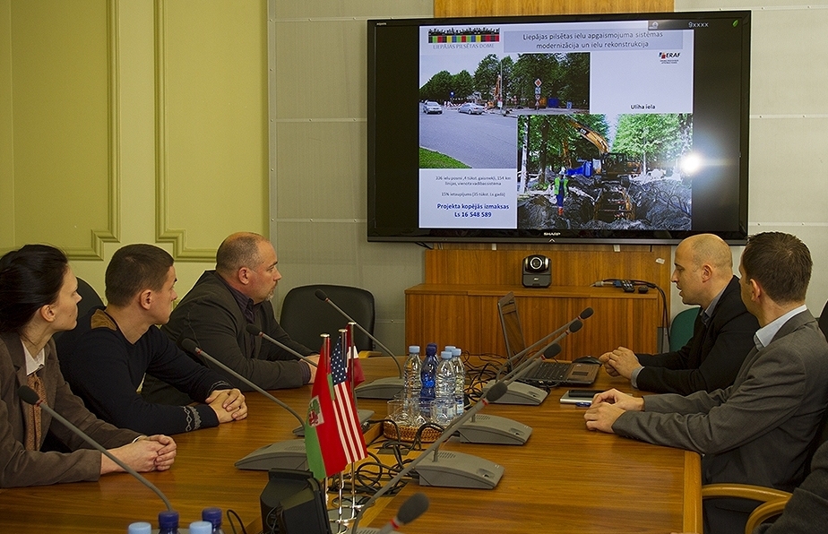 Pieredzes apmaiņā ieradušies Daugavpils komunālā dienesta pārstāvji
