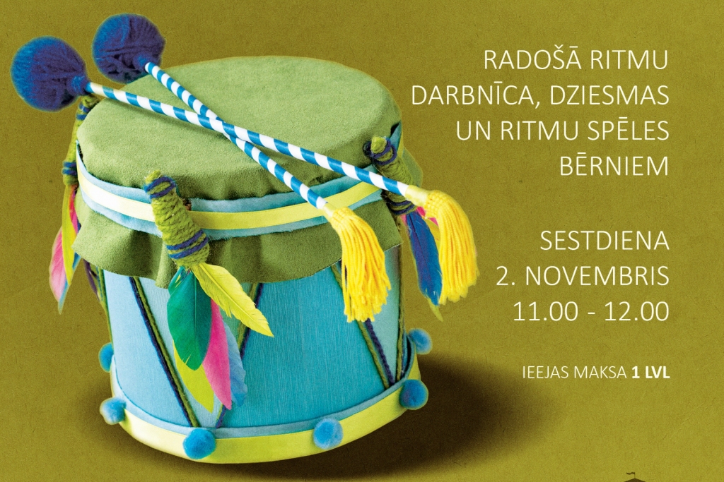 Bērnus aicina uz radošām darbnīcām