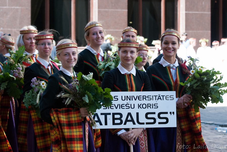 LiepU sieviešu koris “Atbalss” ieskandinās XVII Baltijas valstu Studentu Dziesmu un deju svētkus