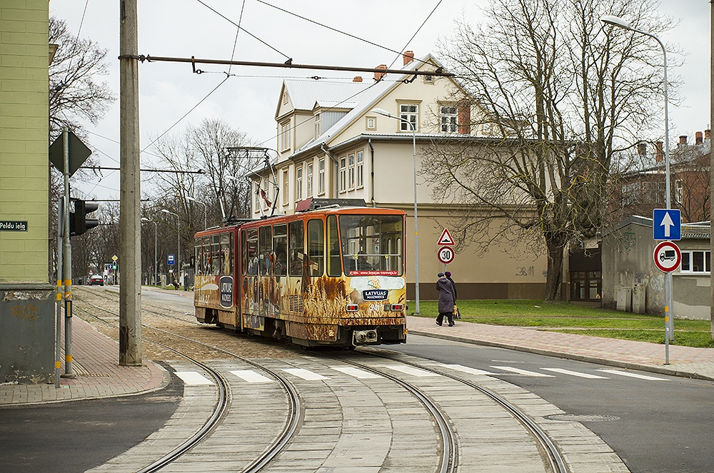 Noslēgusies tramvaja sliežu rekonstrukcija