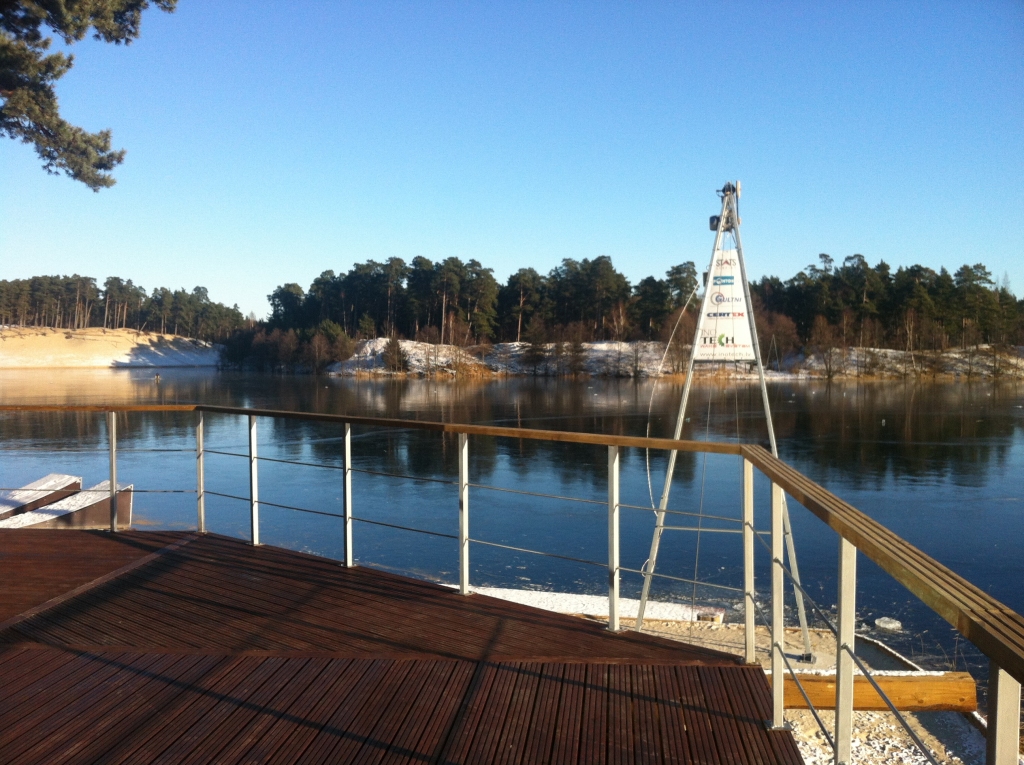 ”BB wakepark” Beberliņos atklāj dabīgā ledus slidotavu