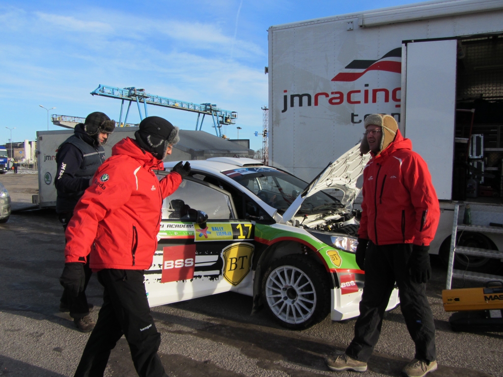 Liepājā ierodas ziemas rallija dalībnieki