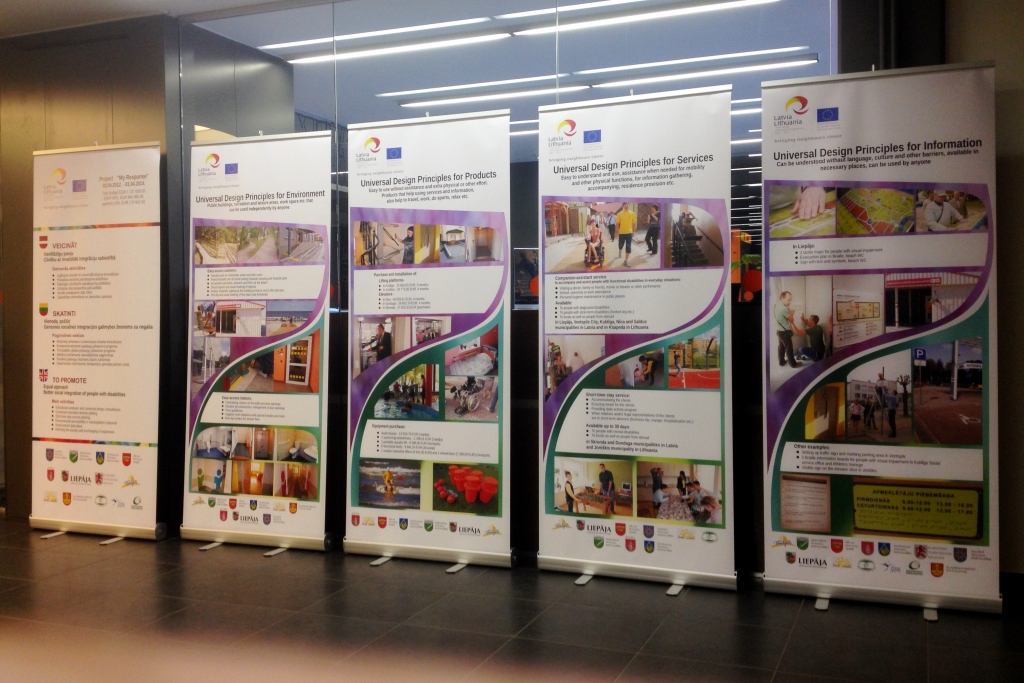 Liepājas Olimpiskajā centrā apskatāma ceļojošā izstāde par projekta rezultātiem