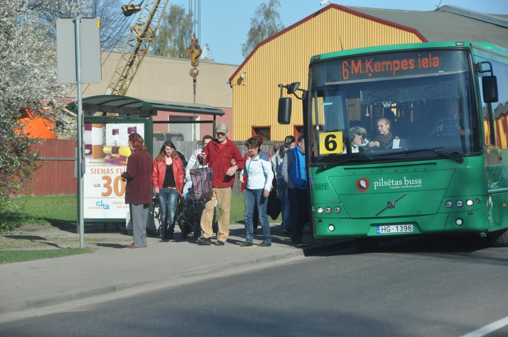 Liepājas sabiedriskā transporta kustības izmaiņas maijā