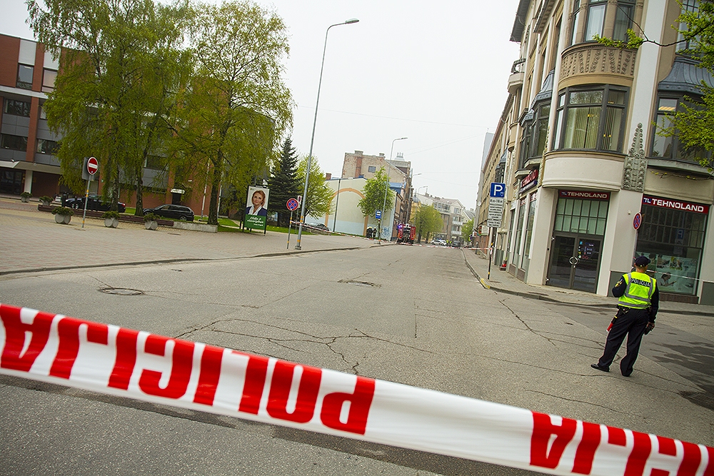 Papildināts (13:22) – Trauksme Graudu ielā bijusi viltus; vainīgais aizturēts