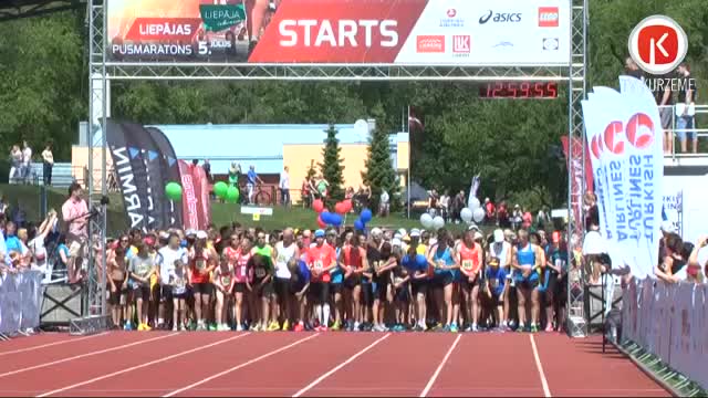 Pārkaršana skar skrējējus Liepājas pusmaratonā