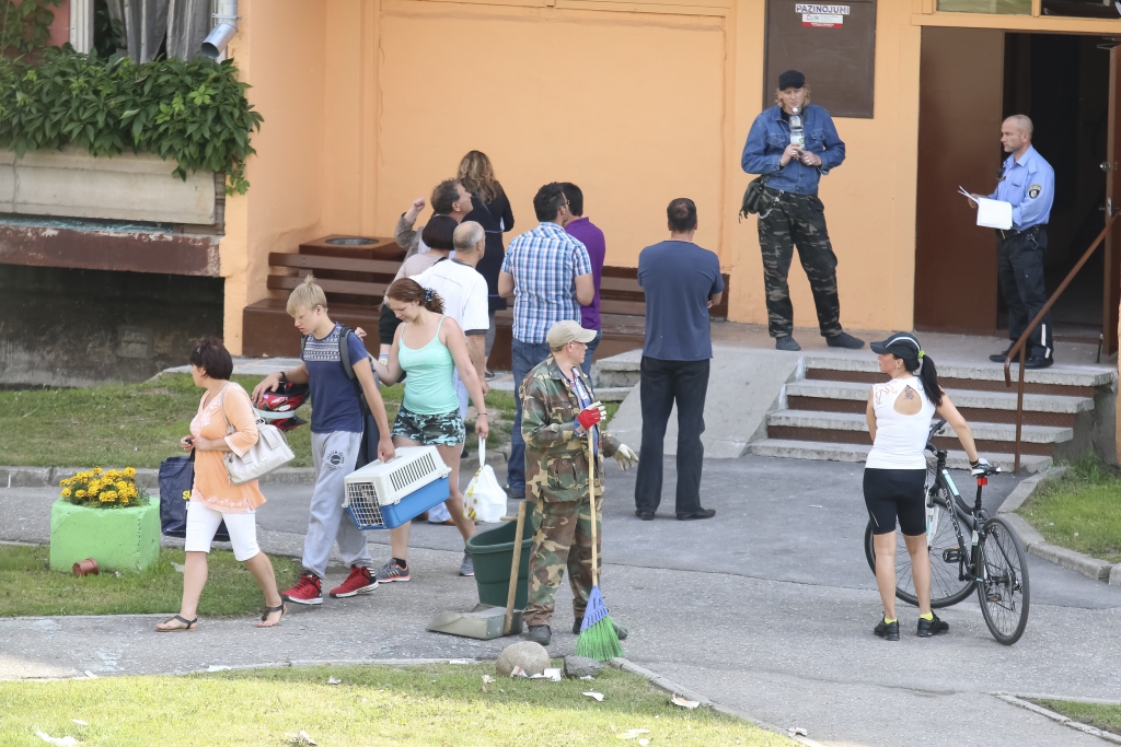 Gāzes eksplozijā cietuši cilvēki un bojāta ēka