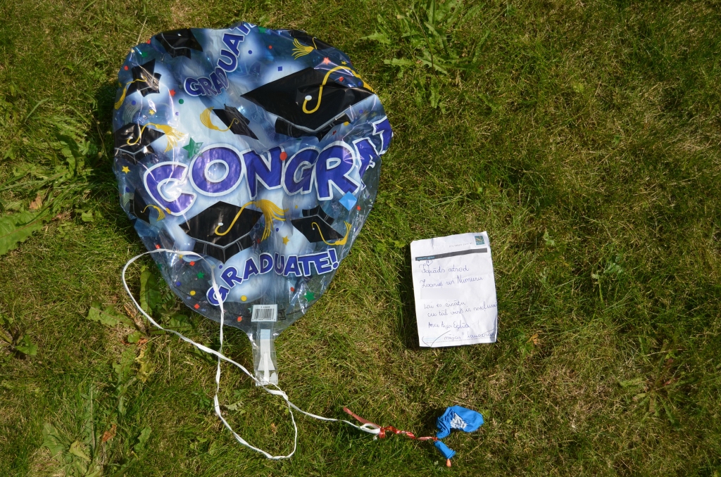 Mūspusē palaists balons piezemējas Baltkrievijā