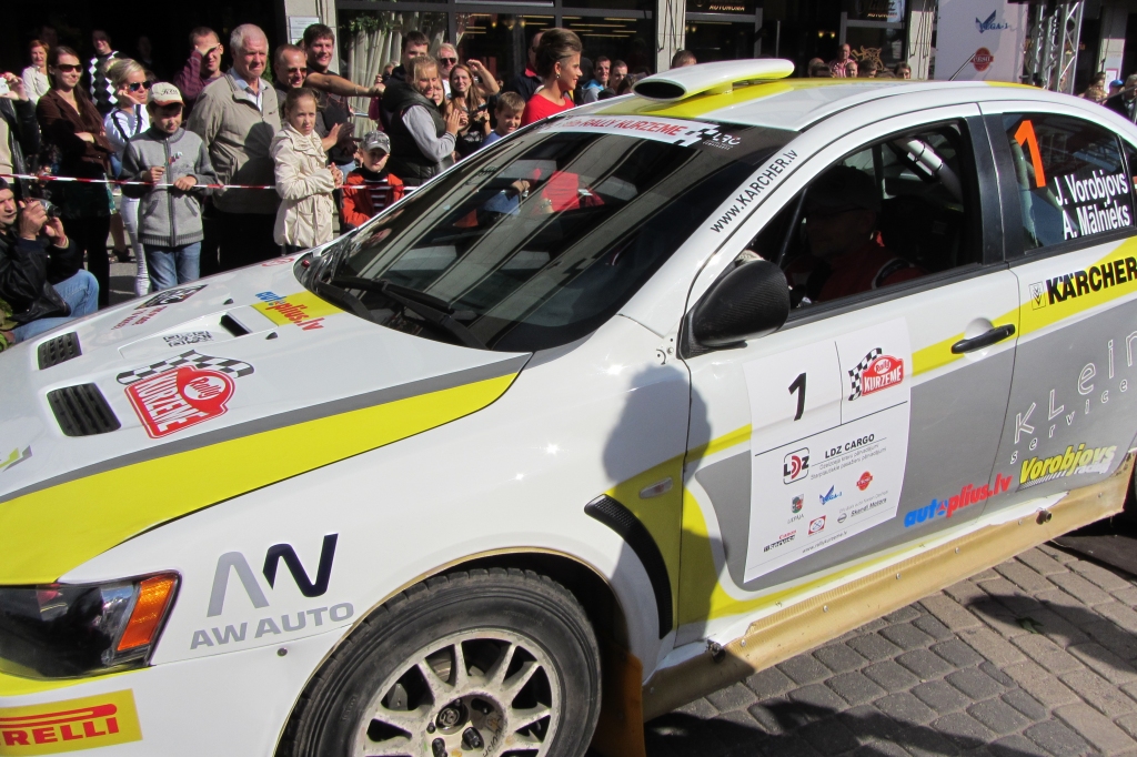 Vorobjovs – ātrākais rallija pirmajā dienā