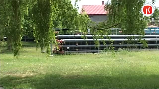 Laumas mikrorajonā izbūvēta jauna siltumtrase