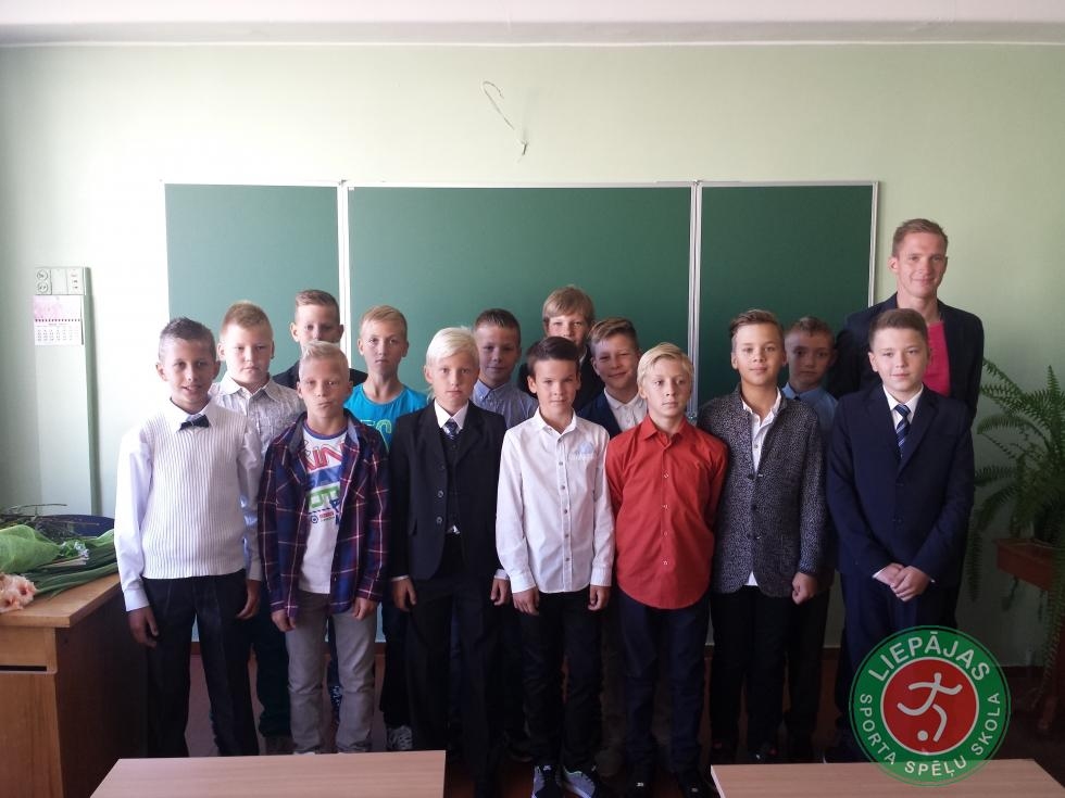 Liepājā tapusi futbola klase