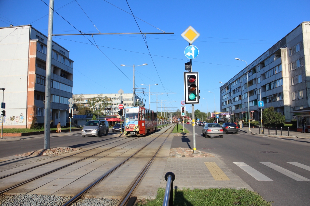 Jaunajā tramvaja līnijā kustībai dots ”zaļais vilnis”