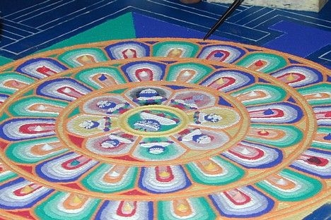 Veidos smilšu mandalas