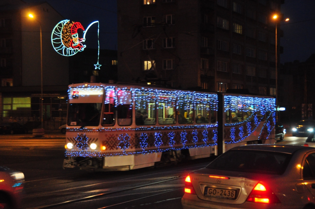 Spožais tramvajs aizslīd no Ezerkrasta līdz Jaunliepājai